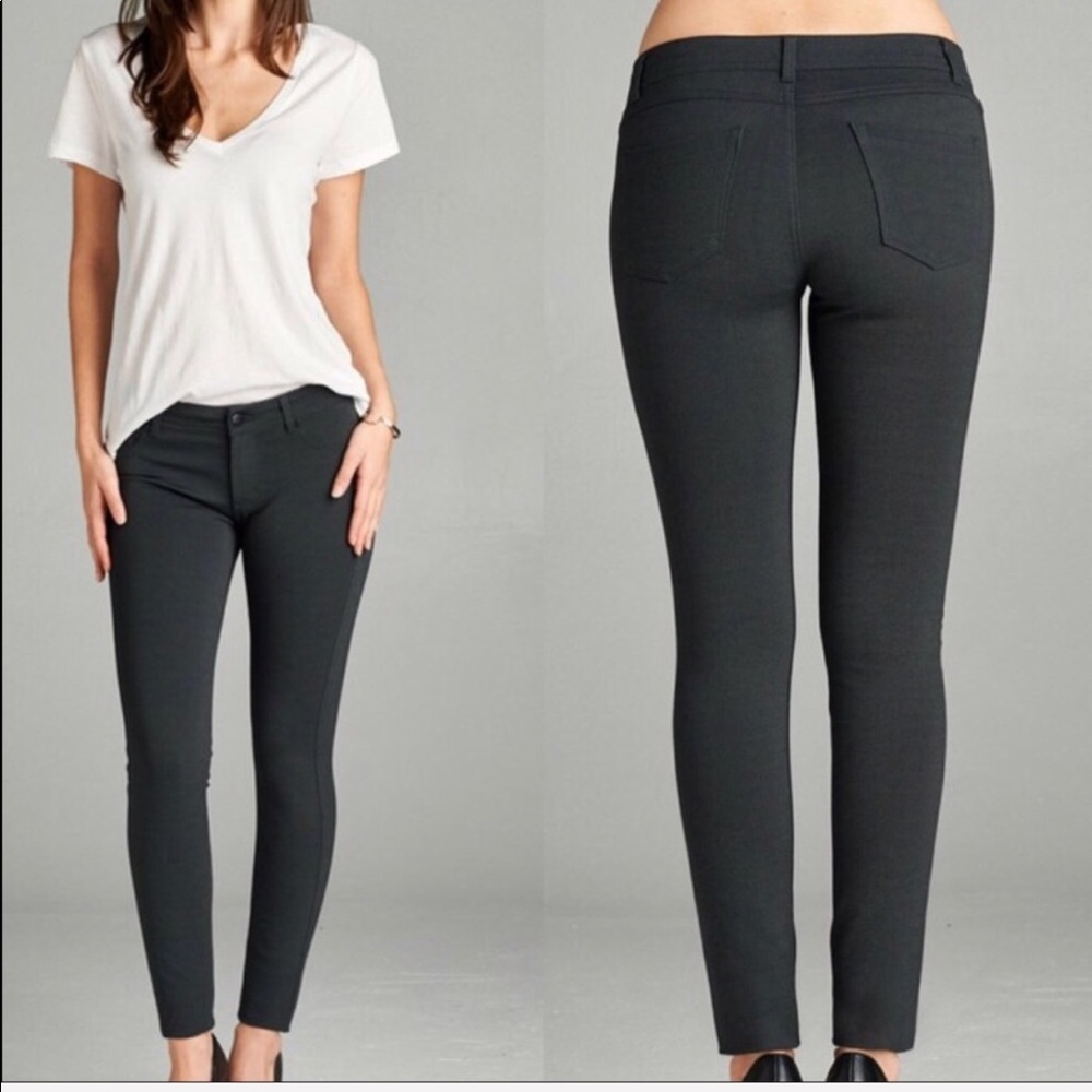 SZ MED Stretchy “Skinny “ Pants - BLK